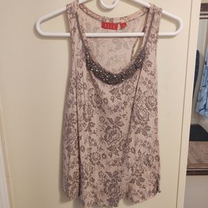 Floral Sequin Top